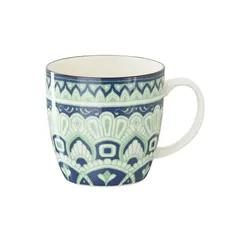 for friends Kaffeebecher  Juno ¦ grün ¦ Porzellan ¦ Maße (cm): H: 10,5  Ø: 10.5