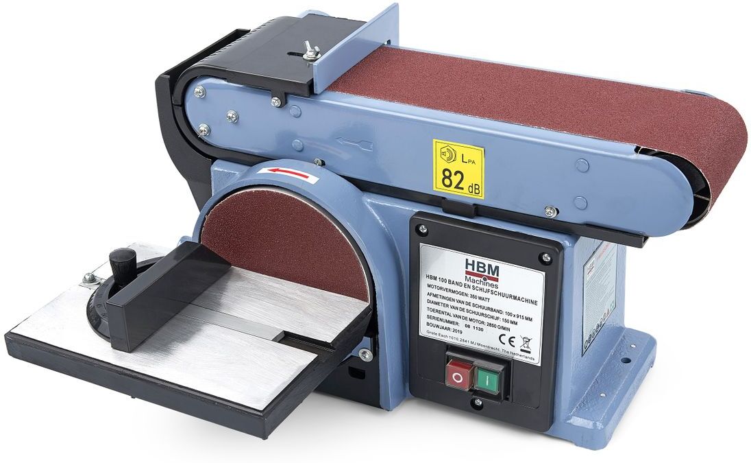 HBM 100 Band- und Tellerschleifmaschine