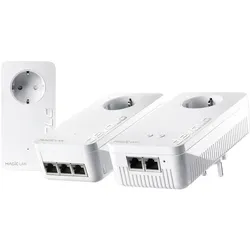 Devolo Magic 2 WiFi Streaming Kit (2400 Mbit/s), Powerline, Weiss