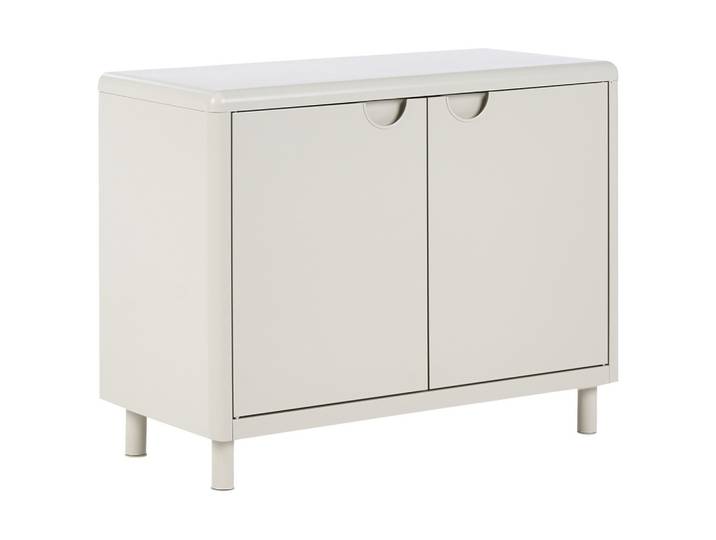 SIDEBOARD mit 2 Türen Hellbeige Korvo