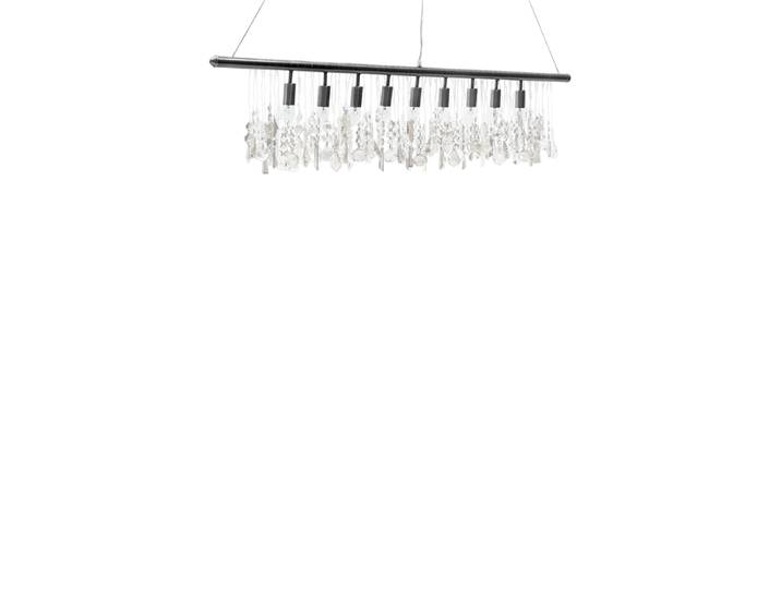 Design Hängelampe „Diamonds“ 9-flammig Transparent, Silber Invicta Interiors