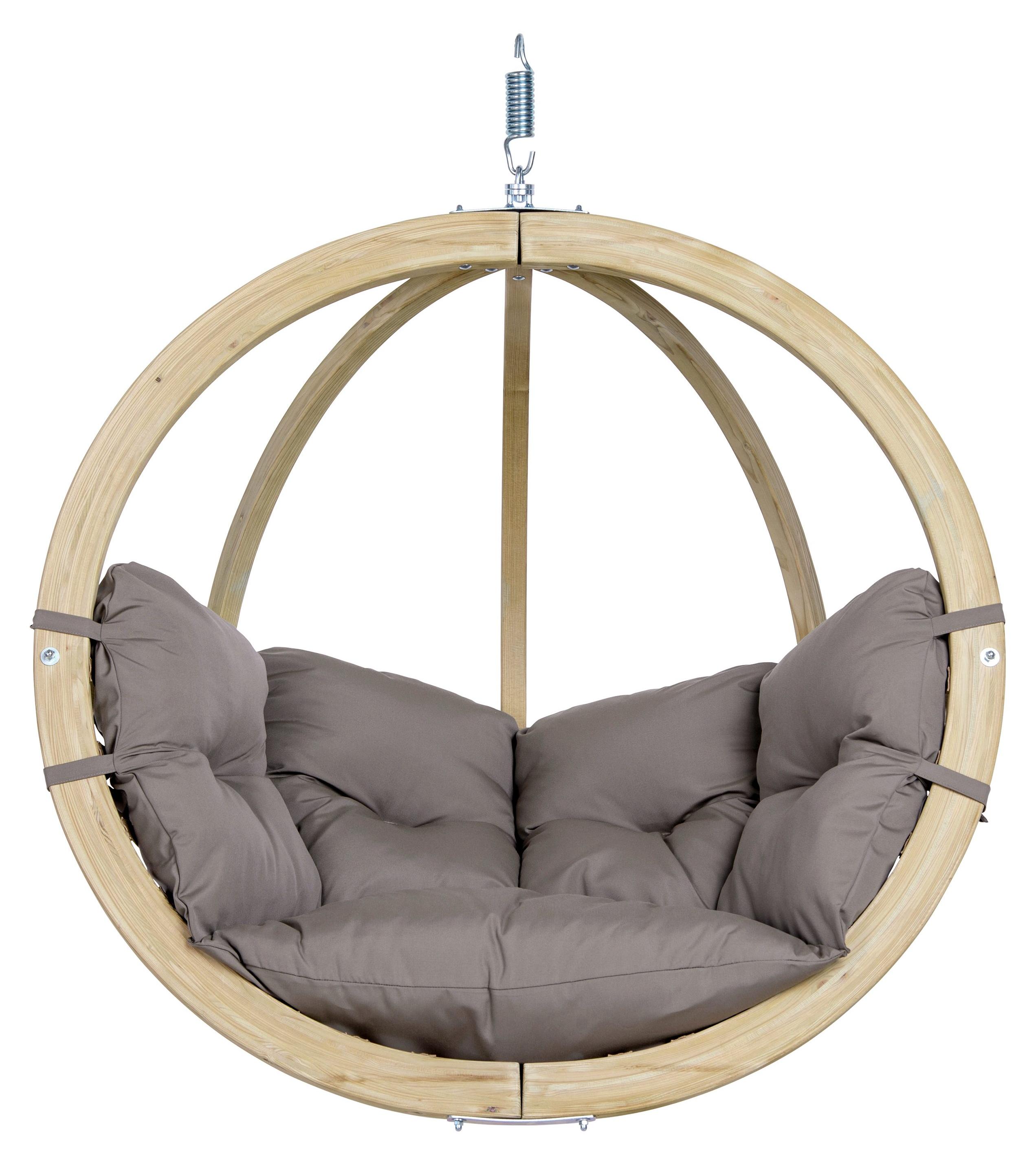 AMAZONAS Globo Chair Hängesessel Kugel ohne Gestell Taupe