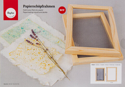 Papierschöpfrahmen, 2-teilig, 30 x 21 cm
