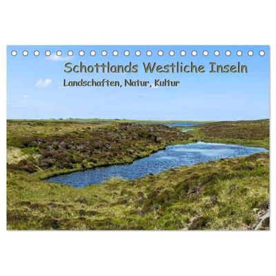 Schottlands Westliche Inseln (Tischkalender 2027 DIN A5 quer), CALVENDO Monatskalender