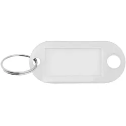 CombiCraft Schlüsseletikett 48x22mm Weiß- 100 Stück