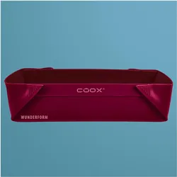 Coox Wunderform Frame L Brotbackform Kuchenform faltbar hitzebeständig, Backform, Rot, Pink
