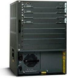 Cisco Catalyst C6509E-S32-10GE, gemanaged, 10/100/1000 Mbps, 10 Gbit/Sek, SNMP 1, RMON 1, RMON 2, RMON 3, RMON 9, Telnet, SNMP 3, SNMP 2c, HTTP, Ethernet, Fast Ethernet, Gigabit Ethernet, Schwarz