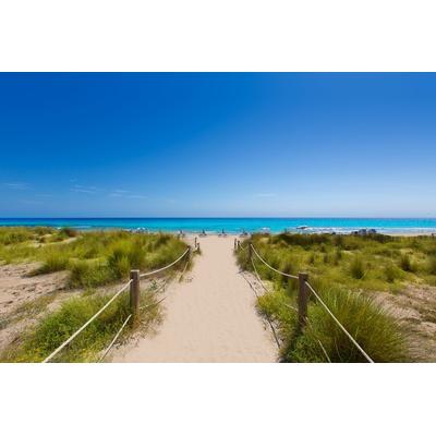 Fototapete PAPERMOON "Dünen auf Menorca", bunt, B:3m L:2,23m, Vlies, Tapeten