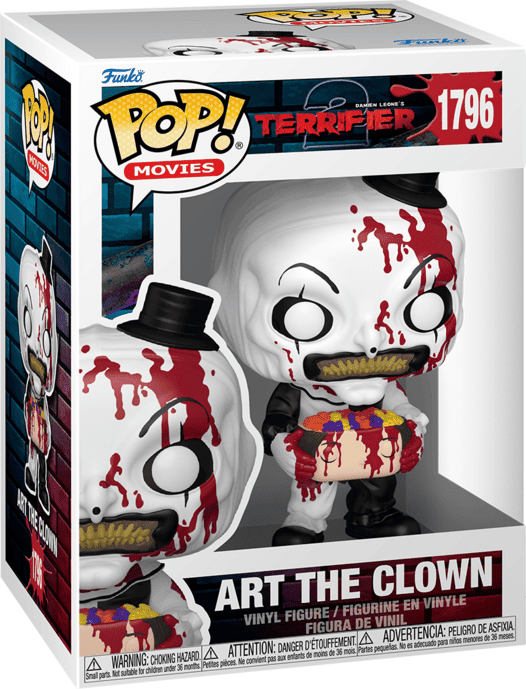 Funko Pop Vinyl Terrifier Art the Clown, 3.75 in, Horror Collectible Figure