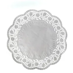 Deko-Tortenspitze (PAP) rund weiß Ø30cm