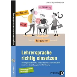 Lehrersprache richtig einsetzen, Schulbücher von Christiane Eiberger, Heide Hildebrandt