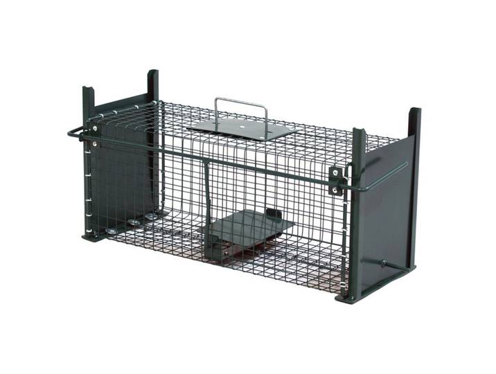 MOORLAND Safe 5006 – Lebendfalle 18 x 18 x 50 cm, 2 Eingänge, 1,8 mm Drahtgitter