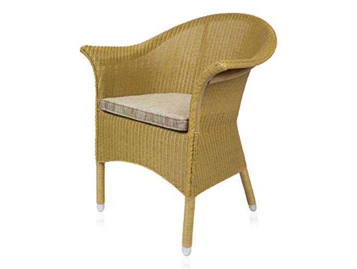 Charlotte Sessel inkl Sitzkissen Natur Loomsessel Esszimmerstuhl Rattansessel