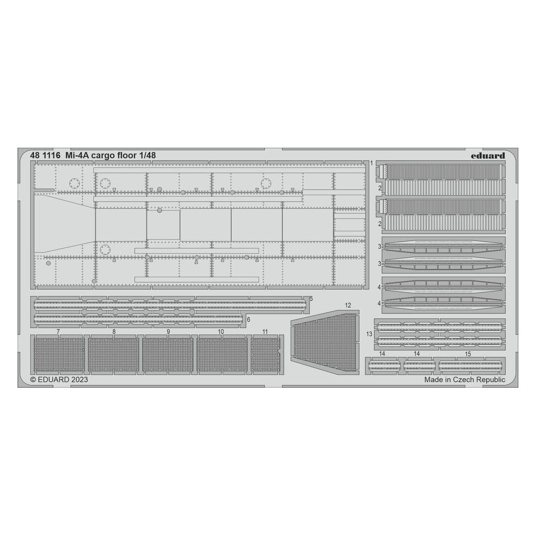 Eduard Mi-4A cargo floor 1/48 TRUMPETER (481116)