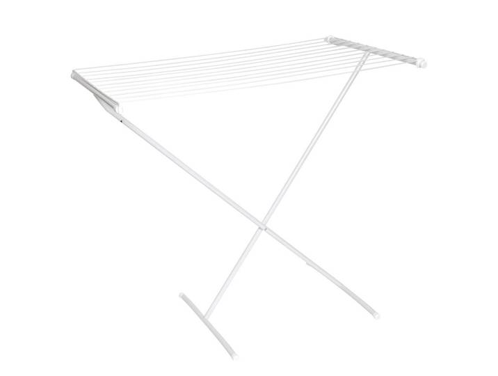 MSV Standtrockner, Weiß, Metall, 90x80x54 cm, klappbar, platzsparend, Haushalt & Reinigung, Wäschepflege, Wäscheständer