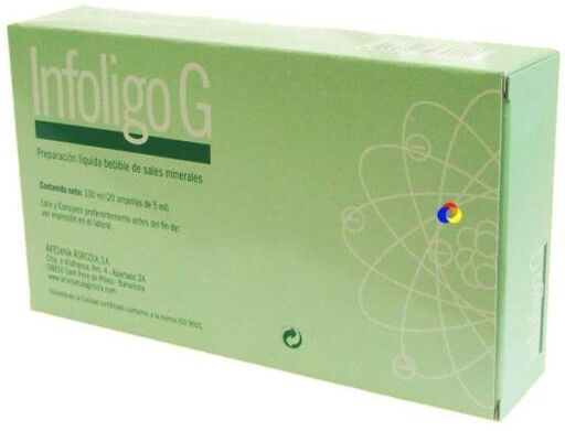 Artesania Agrícola Infoligo-G Cu,mg,mn,zn,au 20 Vials