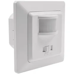 ChiliTec MILOS Bewegungsmelder 160°, weiß matt LED geeignet, 250V~, Unterputz, 3-Draht