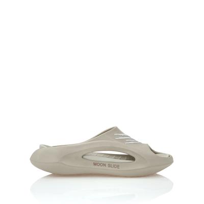 Strandschuh PLEIN SPORT "Flache Gummisandalen", Damen, Gr. 42-43, Normalschaft, beige (06, beige), Schuhe Strandschuh