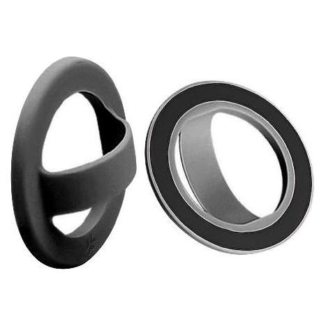 Celly Magnetischer Ring MagSafe mit Ergonomischem Griff (MAGFINGERBK)