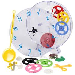 Techno Line Model kids clock Mechanisch Wanduhr Lernbausatz 20 cm x 20 cm x 35 mm Transparent