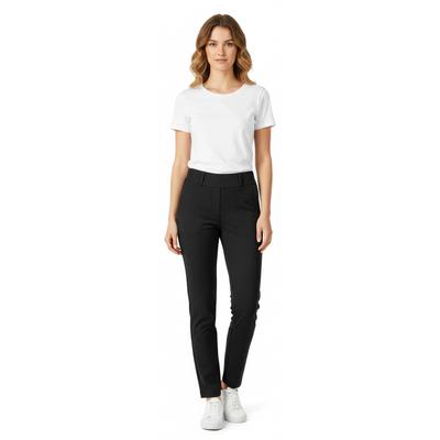 Trekkinghose LPO "KENORA KEA III NEW WOMEN II", Damen, Gr. 23, Normalgrößen, schwarz, Web, 85% Nylon, 15% Elasthan, regular fit knöchellang, Hosen Trekkinghose, Schnelltrocknend und atmungsaktiv