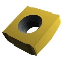 Wendeschneidplatte ISO SNHQ 120505TRL:M8340 D. 5mm PVD beschichtet Farbe Gold