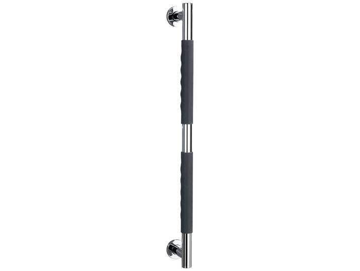 Wandgriff WENKO Secura 65,5 cm , grau (anthrazit), B:65,5cm L:9cm, Edelstahl, Haltegriffe, Wandgriff