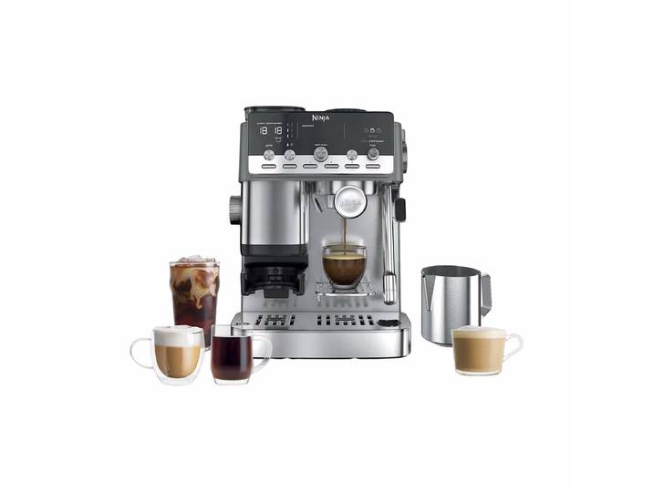 Ninja ES352CH Espressomaschine – Siebträgermaschine/Espressomaschine – silber
