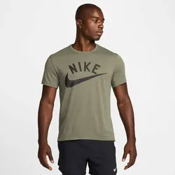 NIKE Herren Sweatshirt Miler Dri-FIT, Größe S in Grau Grau