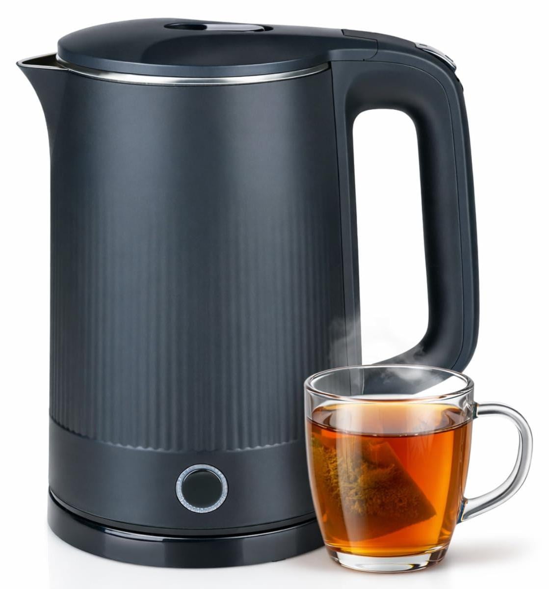 Alpina Design Elektrische waterkoker, 1,5 liter, Zwart
