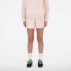 NEW BALANCE Damen Hose Sport Essentials French Terry Short, Größe M in Pink Pink