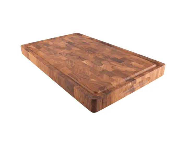 Culimat Schneidebrett Eiche Stabverleimt mit Rinne 50x30 cm