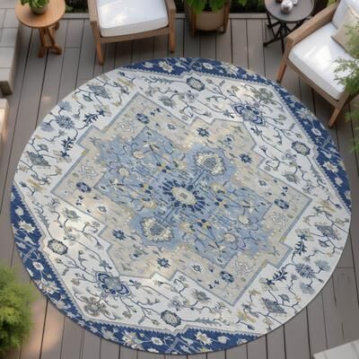 Addison Rugs Machine Washable Indoor/ Outdoor Traditional Kolkata Chantille Rug