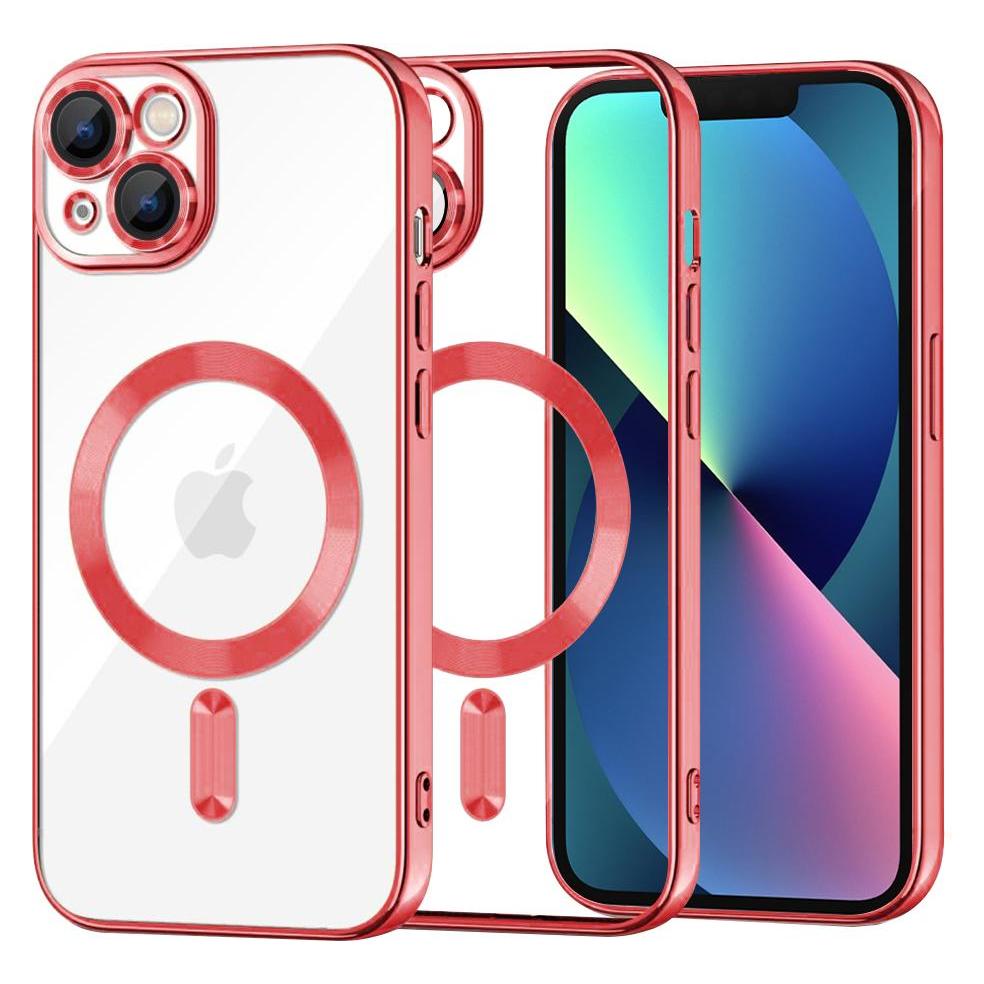 Techsuit - Luxury Crystal MagSafe - iPhone 13 - Red (Apple iPhone 13) (56348443)