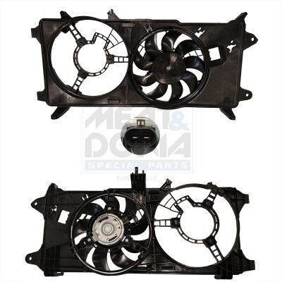 Meat & Doria Elektromotor, Kühlerlüfter 996190 Für Alfa Romeo Lancia