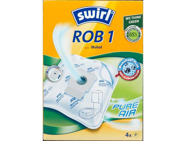 Swirl Staubfilterbeutel ROB 1 EcoPor 4 Stück