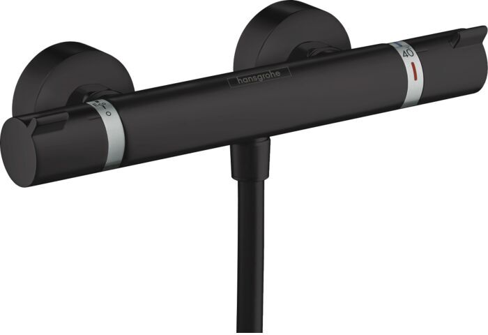 Hansgrohe Ecostat Comfort Brausethermostat 13116670 Aufputz, 1x Verbraucher, schwarz matt