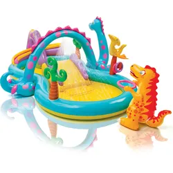 Intex Play Center Dinoland 333 x 229 x 112 cm mit Rutsche