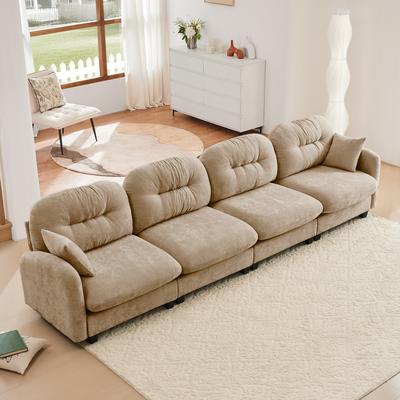 Modular Chenille Tufted Sofas Fits Bedroom, Living Rooms