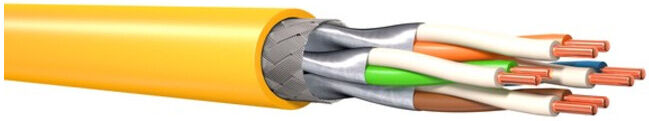 Kerpen Datacom MegaLine Cat.7 F6-90 jaune 4P S/FTP AWG23 (KD7D66D3Y020050)