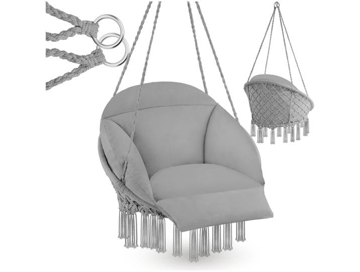 Fauteuil suspendu Samira - gris