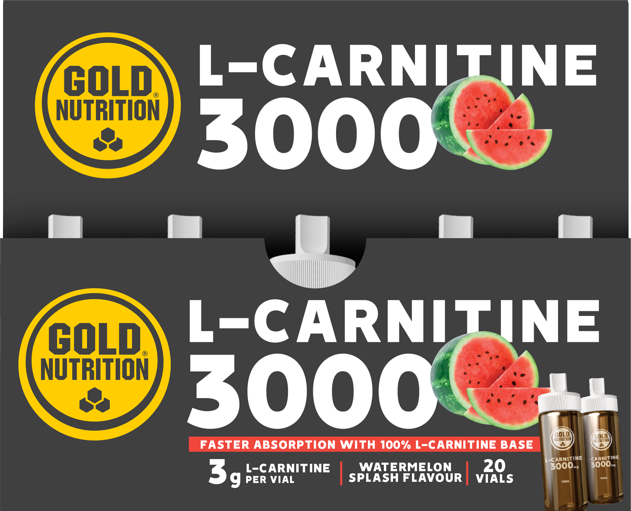 GoldNutrition L Carnitine 20 units 3 gr Watermelon