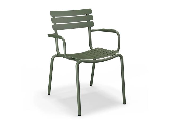 HOUE - ALUA Outdoor Dining Armlehnstuhl, olive green