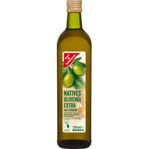 Gut&Günstig Olivenöl extra nativ, aus Spanien, in der Glasflasche, 0,75 Liter