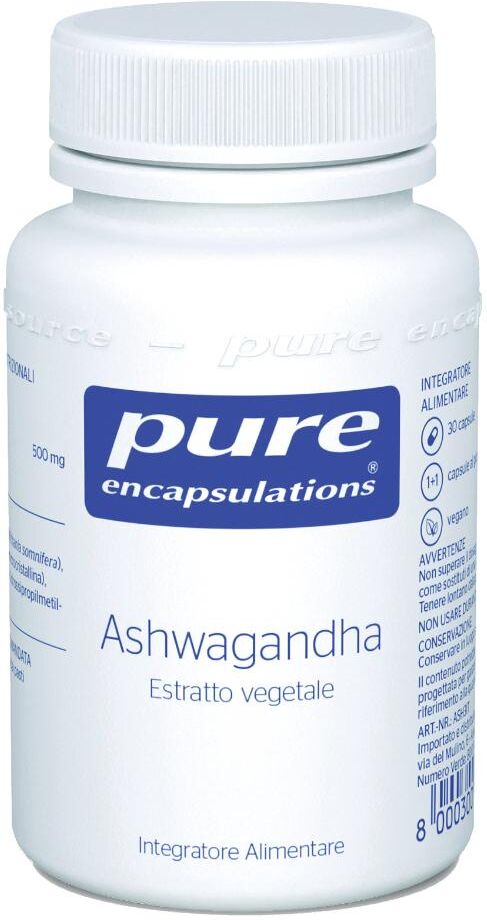 NESTLE' ITALIANA SpA Nestlé Pure Encapsulations Ashwagandha 30 Capsule Integratore per il Benessere