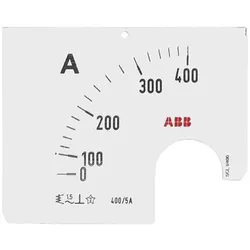 ABB SCL1/400 Wechselskala für AMT 1 Amperemeter SCL1-400 Wechselskala für AMT 1 2CSM110279R1041 SCL1400