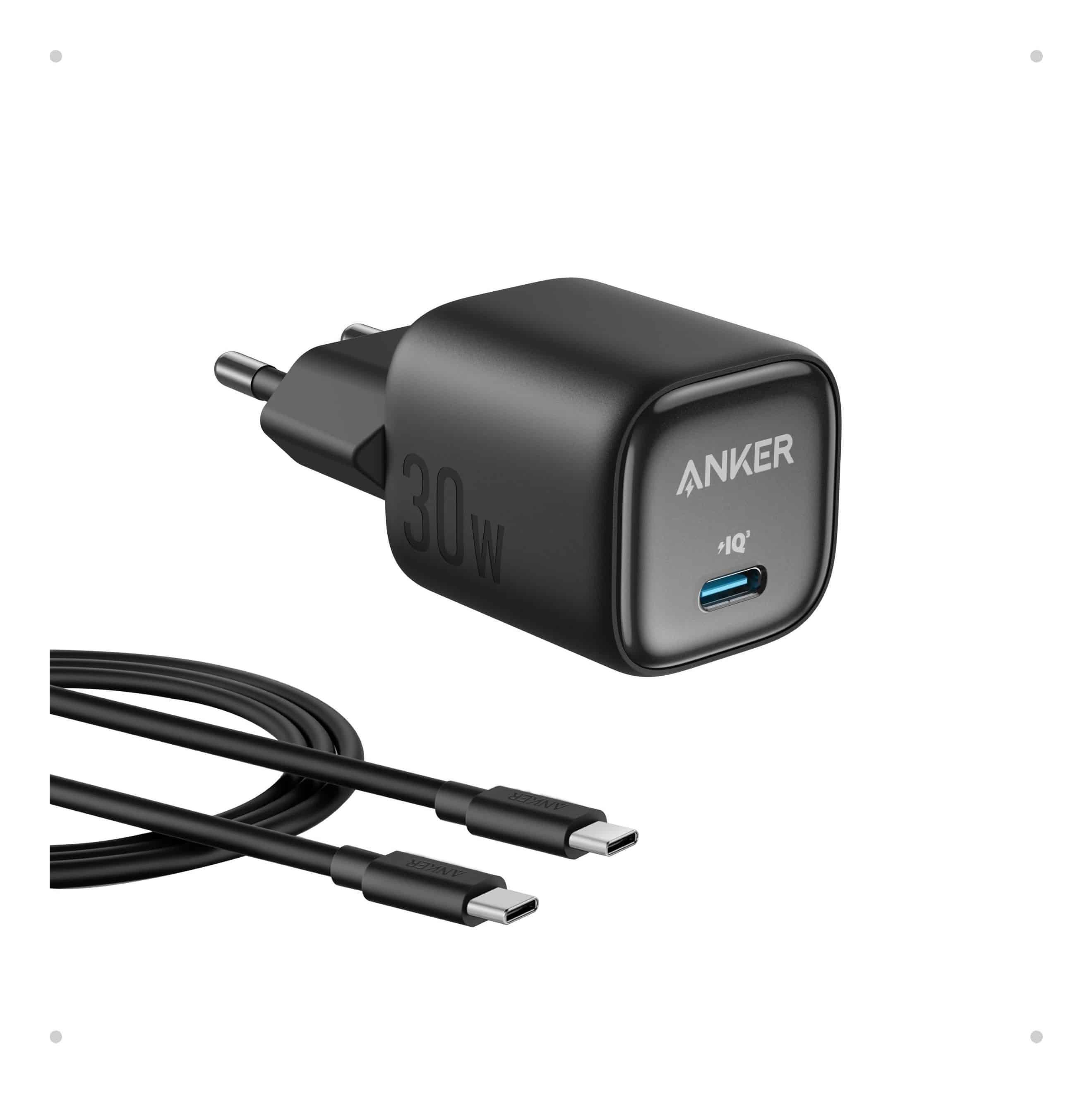 Anker 30 W Ladegerät Zolo Charger (Schwarz) A2698G11