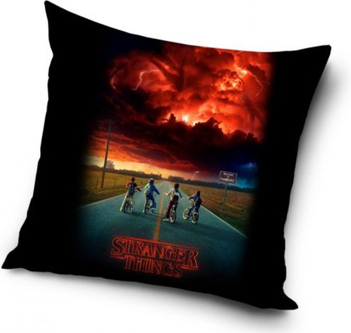Netflix Stranger Things Sierkussen inclusief vulling 40 x 40 cm