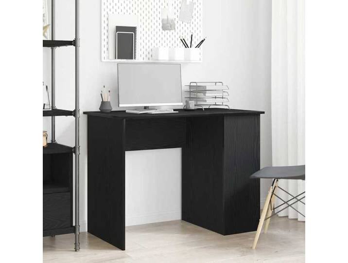 Bureau en chêne noir 100x55x75 cm bois d'ingénierie 862434