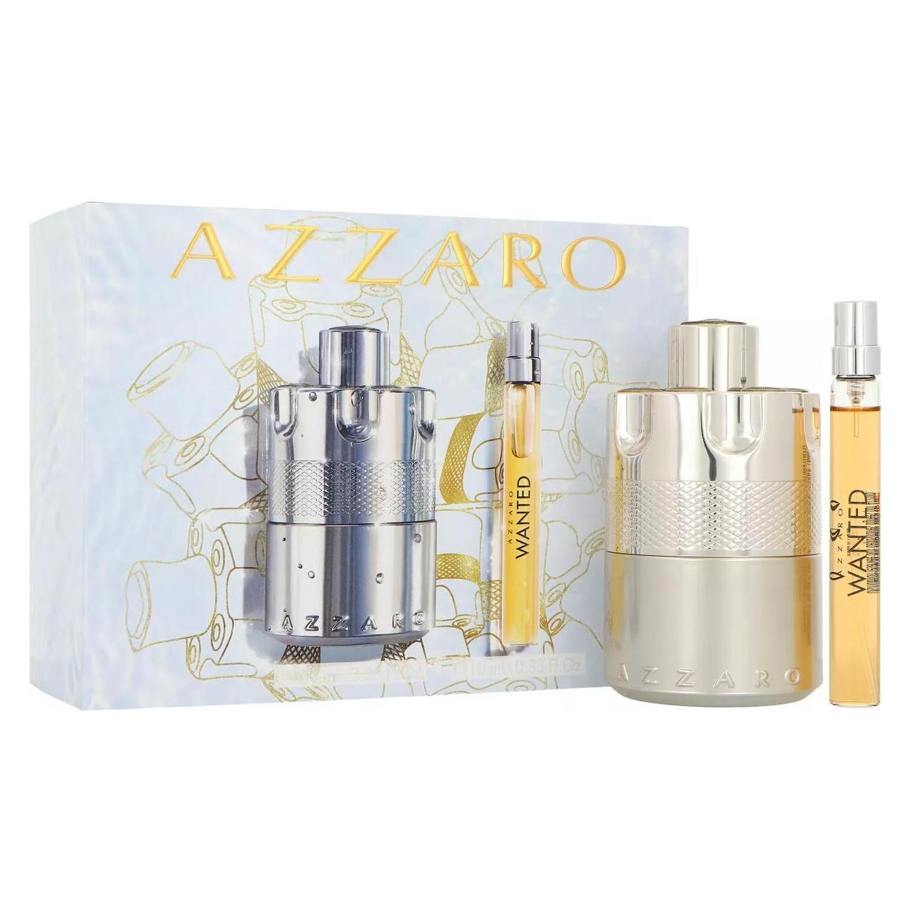 Azzaro Wanted EDP Gift Set 100ml & EDP Miniature 10ml 100ml (91522180018)